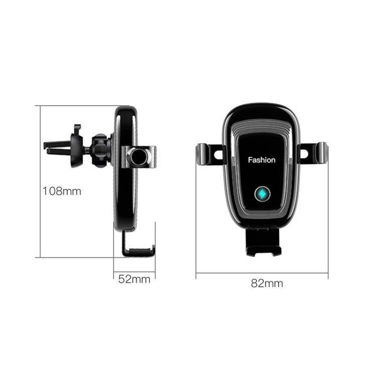 S19 15W Gravity Car Phone Wireless Charging Stand(White) - Wireless Charger Holders by PMC TechLife | Online Shopping South Africa | PMC TechLife