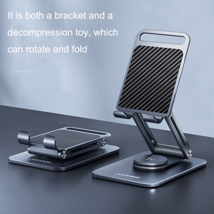 SSKY X58 Desktop Rotate Aluminum Alloy Mobile Phone Tablet Bracket(Gray) - Desktop Holder by SSKY | Online Shopping South Africa | PMC Jewellery