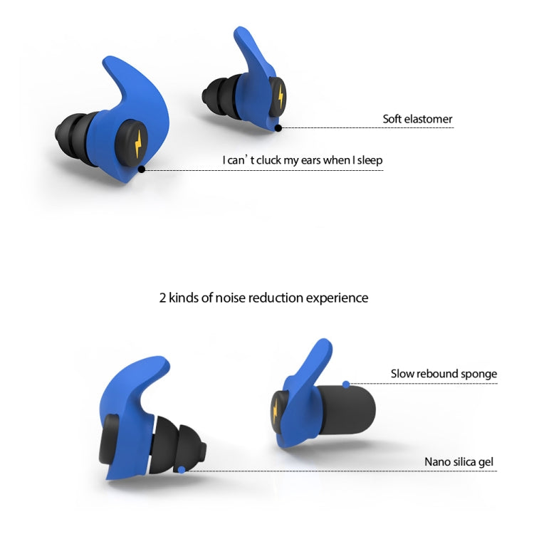 Anti-noise Sleep Earplugs Soundproof Earplugs(Red) - free shipping - PMC TechLife - Order now!