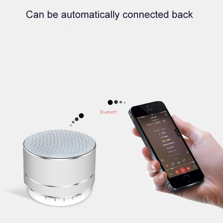 A10 Mini Metal Wireless Bluetooth Speaker(Red) - Mini Speaker by PMC Jewellery | Online Shopping South Africa | PMC Jewellery