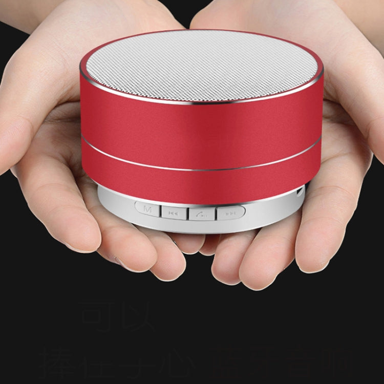 A10 Mini Metal Wireless Bluetooth Speaker(Golden) - Mini Speaker by PMC Jewellery | Online Shopping South Africa | PMC Jewellery