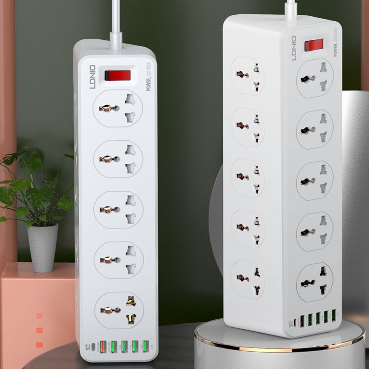 LDNIO SC10610 30W 10+6 Ports Multifunctional Travel Home Office Fast Charging Socket, Spec: EU Plug - free shipping - PMC TechLife - Order now!