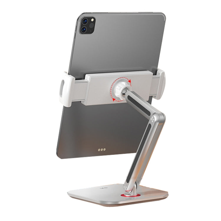 SSKY X38 Desktop Phone Tablet Stand Folding Online Classes Support, Style: Long Arm Version (White) - Desktop Holder by SSKY | Online Shopping South Africa | PMC Jewellery