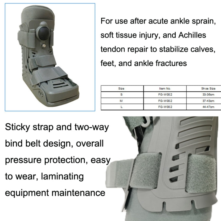 Ankle Support Inflatable Achilles Tendon Boots Air Bag Full Bag Walking Shoes(XL) - Corrector by PMC Jewellery | Online Shopping South Africa | PMC Jewellery