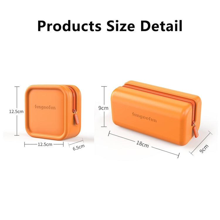Fungoofun Candy Color EVA Travel Digital Storage Bag Cosmetic Bag, Color: Square Pink - Digital Storage Bag by Fungoofun | Online Shopping South Africa | PMC TechLife