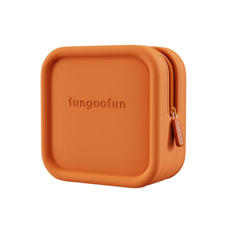 Fungoofun Candy Color EVA Travel Digital Storage Bag Cosmetic Bag, Color: Square Orange - Digital Storage Bag by Fungoofun | Online Shopping South Africa | PMC Jewellery