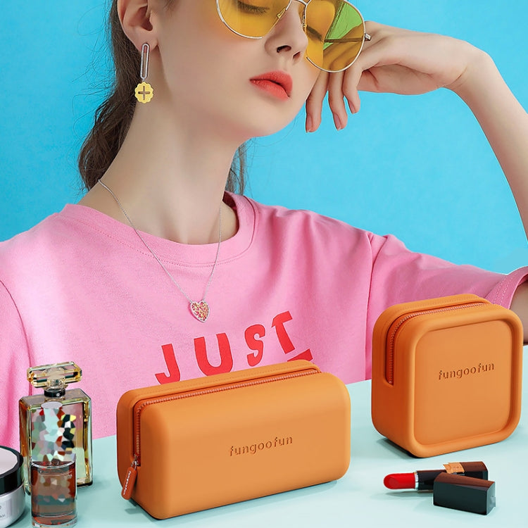 Fungoofun Candy Color EVA Travel Digital Storage Bag Cosmetic Bag, Color: Brick Yellow - Digital Storage Bag by Fungoofun | Online Shopping South Africa | PMC TechLife