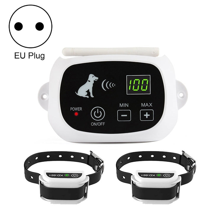 KD-661 500m Wireless Electric Dog Pet Fence Shock Collar,Spec: For Two Dog(EU Plug) - free shipping - PMC TechLife - Order now!