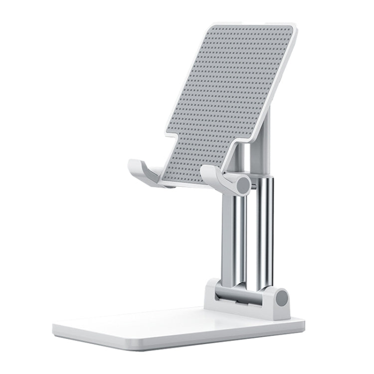 SSKY X5 Desktop Phone Live Foldable Tablet Bracket, Style: Double Rod Phone Version (White) - free shipping - PMC TechLife - Order now!