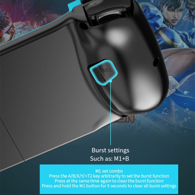 D3 Telescopic BT 5.0 Game Controller For IOS Android Mobile Phone(Red Blue) - Controller Gamepad by PMC TechLife | Online Shopping South Africa | PMC TechLife