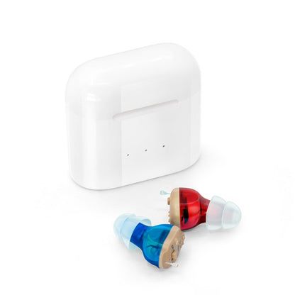 GM-915 Type-C Port CIC Hearing Aids Rechargeable Invisible Sound Amplifier(Red Blue) - Hearing Aids by PMC Jewellery | Online Shopping South Africa | PMC Jewellery