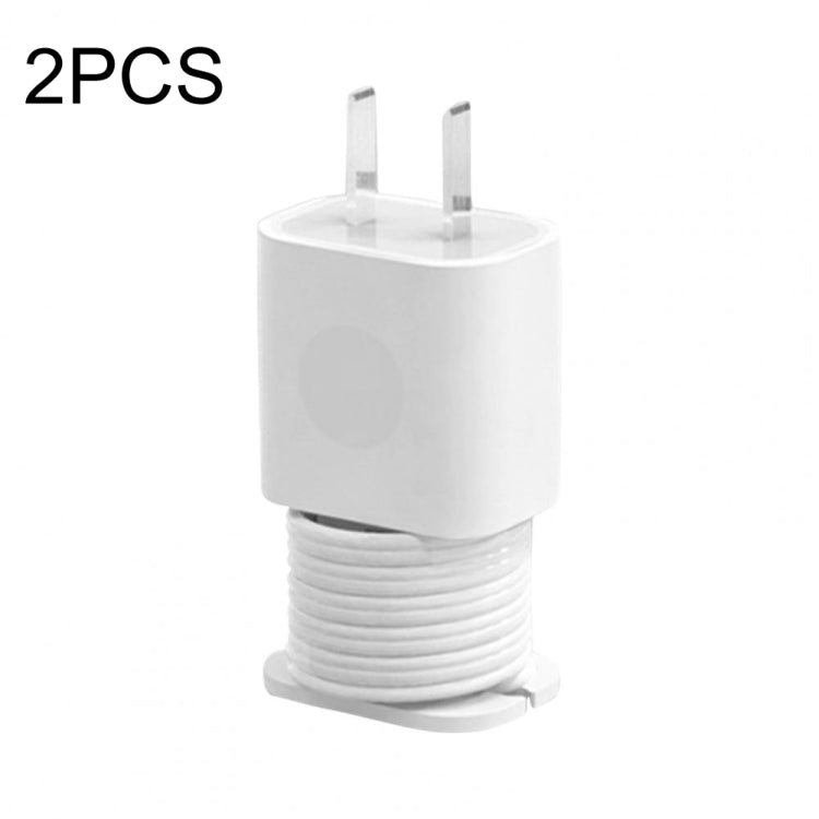 For iPhone 11/12 18W/20W Power Adapter 2pcs Protective Case Cover Data Cable Organizer(Transparent) - Cable Organizer by PMC Jewellery | Online Shopping South Africa | PMC Jewellery