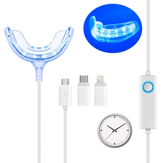 Wire-Controlled 25min Timing 16LED Teeth Whitening Device Dental Bleaching System(White) - Teeth Whitening by PMC Jewellery | Online Shopping South Africa | PMC Jewellery