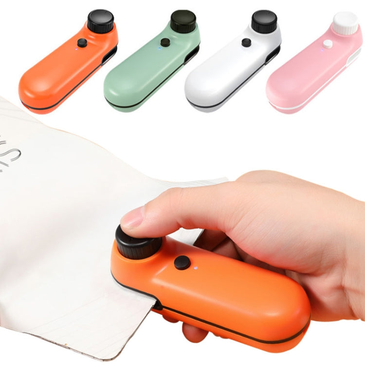 W-168 Knob Charging Sealing/Opening Machine Mini Snack Moisture Sealer(Orange) - free shipping - PMC TechLife - Order now!
