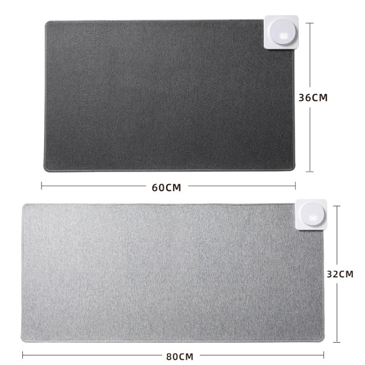 Joyroom JR-CY335 220V Smart Office Desktop Heating Thermostatic Mouse Pad, US Plug, Size: 60x36cm(Llight Gray) - free shipping - PMC TechLife - Order now!