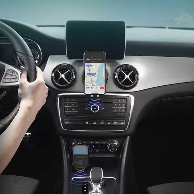 LDNIO C706Q QC3.0+AUTO-ID Car Bluetooth FM Music Digital Display Car Charger with Type-C/USB-C Cable - Car Charger by LDNIO | Online Shopping South Africa | PMC TechLife | Buy Now Pay Later Mobicred