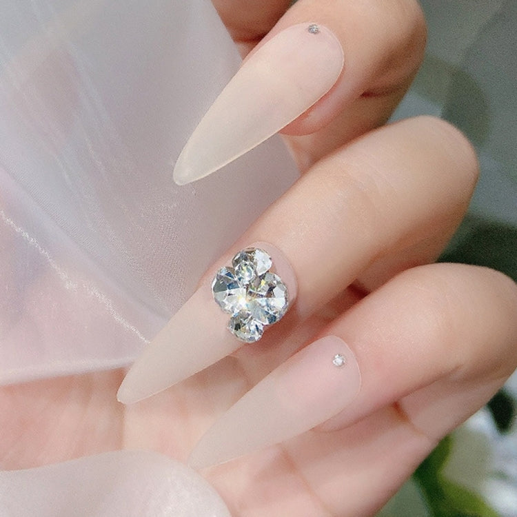 20 PCS Nail Jewelry Stacked Diamond Nail Sticker Accessories(H522 Large White) - free shipping - PMC TechLife - Order now!
