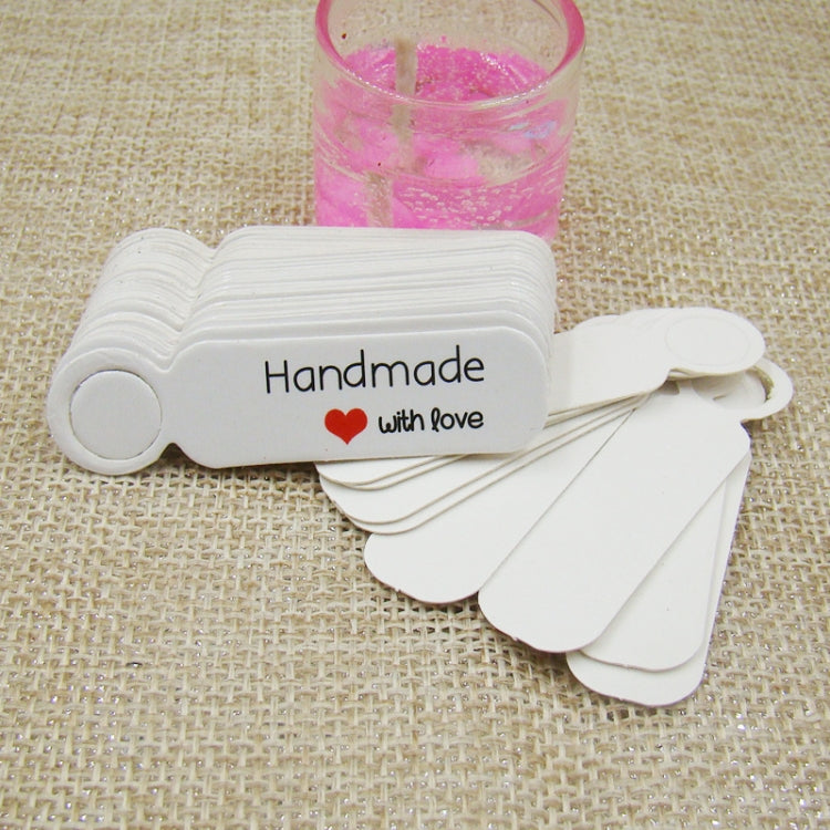 100pcs /Set Small Retro Baking Label DIY Jewelry Price Tag Bookmark Gift Card, Specification: Handmade White - Sticker & Tags by PMC TechLife | Online Shopping South Africa | PMC TechLife | Buy Now Pay Later Mobicred