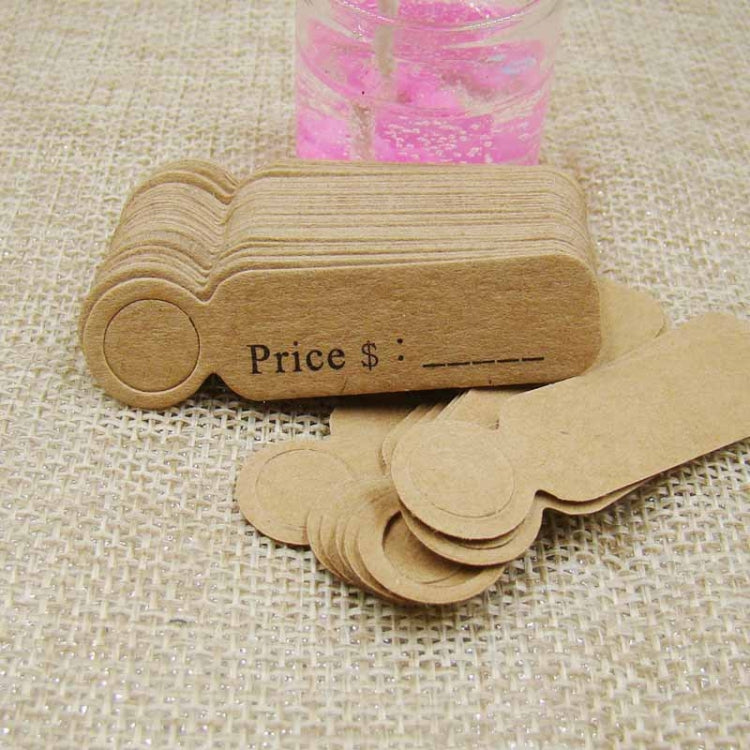 100pcs /Set Small Retro Baking Label DIY Jewelry Price Tag Bookmark Gift Card, Specification: Price Cowhide - free shipping - PMC TechLife - Order now!