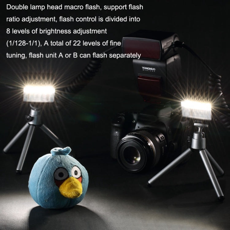 For Canon TTL Oral Insect Insect Teeth Ring Light YONGNUO YN24EX Macro Ring Flash Speedlite(Black) - free shipping - PMC TechLife - Order now!