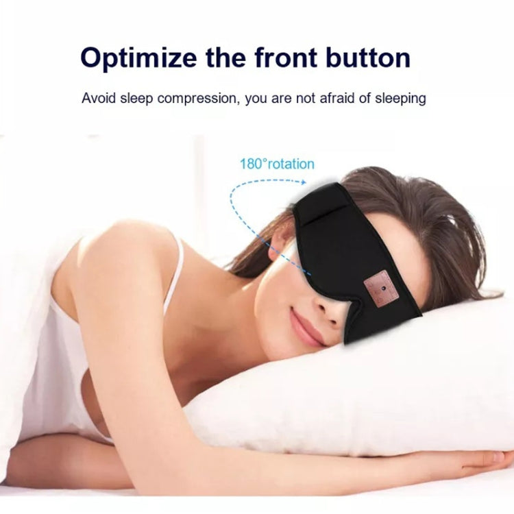 Bluetooth Eye Mask 3D Sleep Blackout Eye Shield Can Listen To Music & Answer Phone(Black) - Eye Masks by PMC Jewellery | Online Shopping South Africa | PMC Jewellery