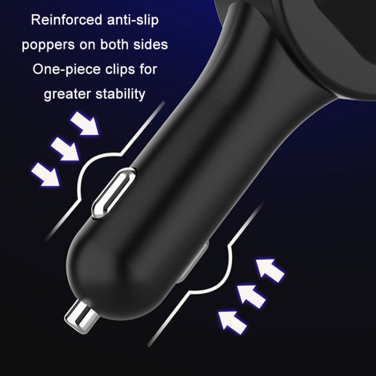 3 In 1 3.1A Dual USB Single Pull Retractable Fast QC3.0 Car Charger(Blue) - Car Charger by PMC TechLife | Online Shopping South Africa | PMC TechLife