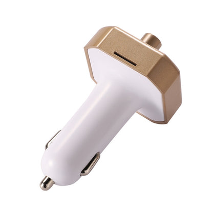 B9 Smart Digital Display Dual USB Bluetooth Car Charger with Hands-free Call Function(Gold) - Car Charger by PMC Jewellery | Online Shopping South Africa | PMC Jewellery