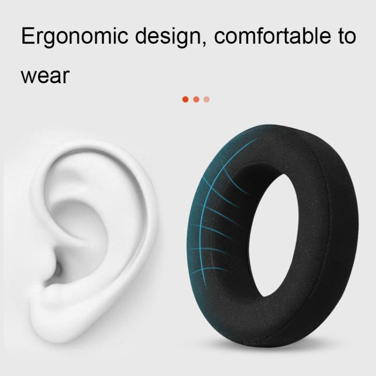 For Focal Clear MG Pro 1pair Leather Breathable and Comfortable Headset Cover, Color: Lambskin Black - Earmuff & Pad by PMC TechLife | Online Shopping South Africa | PMC TechLife
