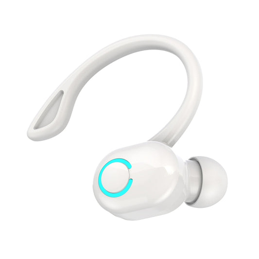 S10 Bluetooth Headset Business Model Hanging Ear Type Stereo Earphone(White) - Bluetooth Earphone by PMC Jewellery | Online Shopping South Africa | PMC Jewellery