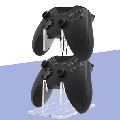 For PS4/ PS5/PS3 Acrylic Double Layer Game Handle Storage Bracket (Transparent) - Holder by PMC Jewellery | Online Shopping South Africa | PMC Jewellery