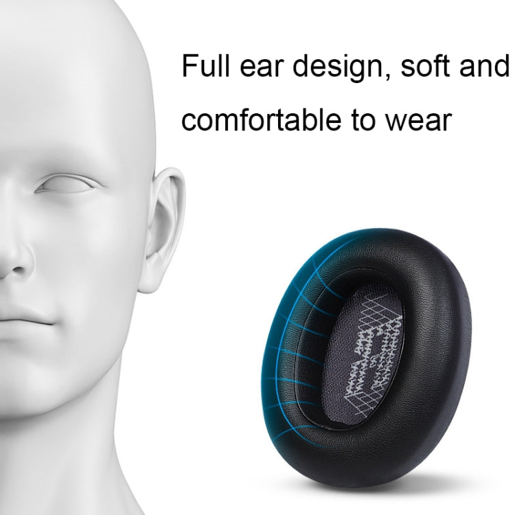 1pair Headphone Sponge Case For JBL Live 650BTNC/660/E65BTNC/Duet NC(Protein Leather) - Earmuff & Pad by PMC TechLife | Online Shopping South Africa | PMC TechLife