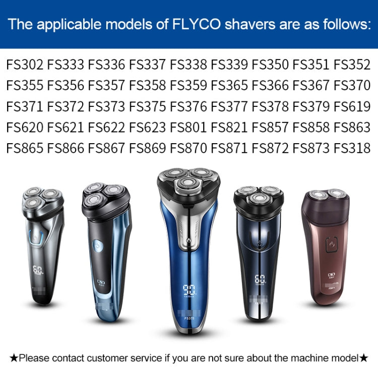 6pcs Electric Shaver USB Charging Cable for FLYCO Razor FS372 FS373 FS871 FS375 FS339 FS378 FS376 FS867, Color: Frosted - Accessories by PMC Jewellery | Online Shopping South Africa | PMC Jewellery