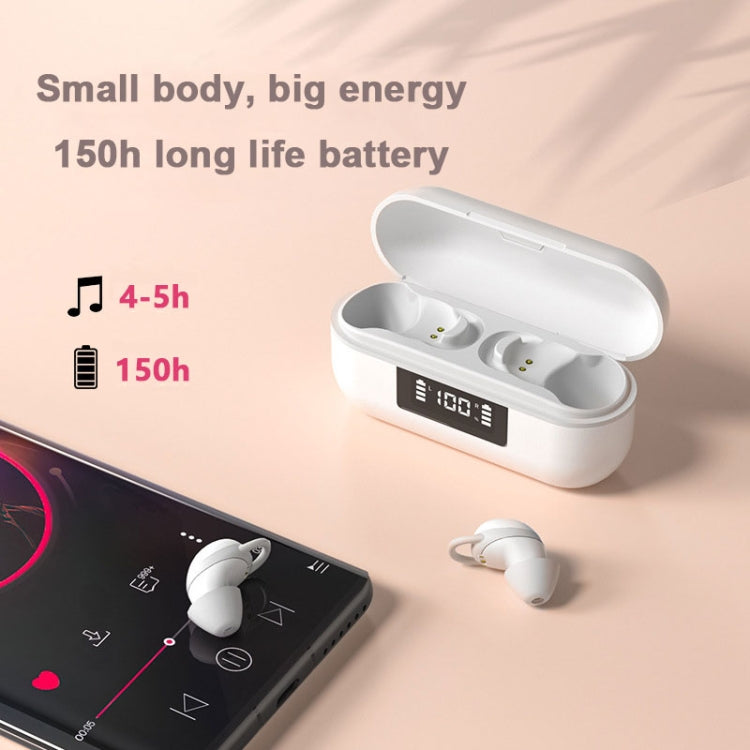 X999 Mini Wireless Noise Reduction With Digital Display Charging Bin Bluetooth Earphone(Pink) - Bluetooth Earphone by PMC TechLife | Online Shopping South Africa | PMC TechLife