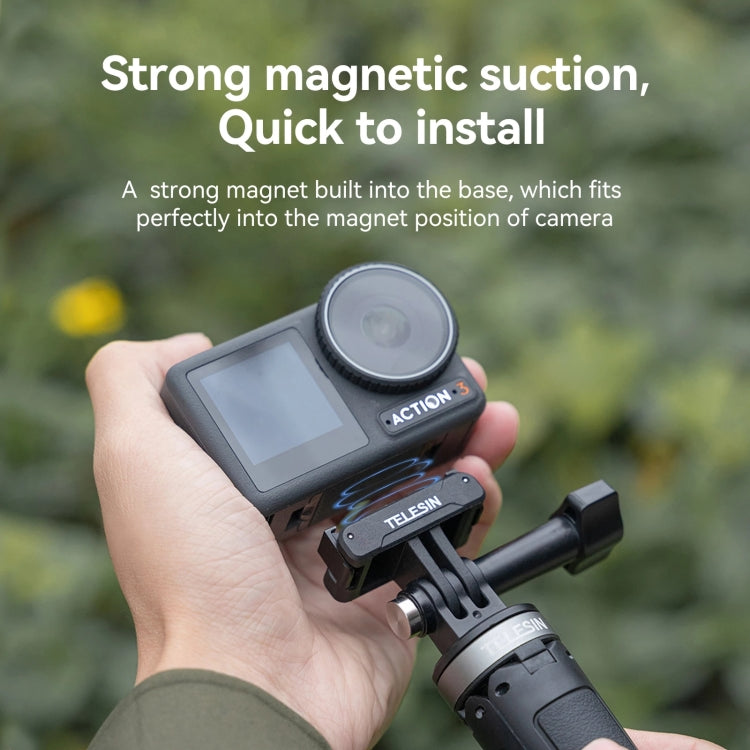 For DJI OSMO Action 3 TELESIN Magnetic Two Claw Adapter Action Camera Accessories -  by TELESIN | Online Shopping South Africa | PMC Jewellery