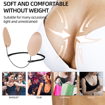 XD00001 Molding Silicone Nipple Sticker Frontless Bra Adjustable Anti-sag Push-up Bra Kit(V-type Black) - Nubra by PMC Jewellery | Online Shopping South Africa | PMC Jewellery