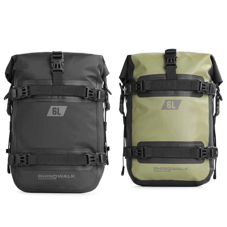 Rhinowalk MT2206 6L Waterproof Motorcycle Bumper Bag Outdoor Riding Bag(Black) - free shipping - PMC TechLife - Order now!