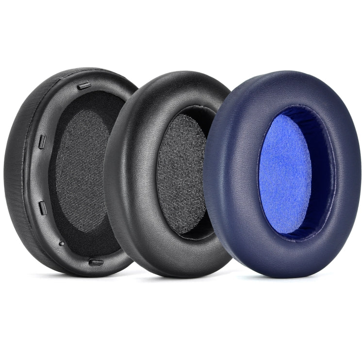 For Sony WH-XB910N XB910N 2pcs Headset Earmuffs Sponge Cover(Black) - Earmuff & Pad by PMC TechLife | Online Shopping South Africa | PMC TechLife