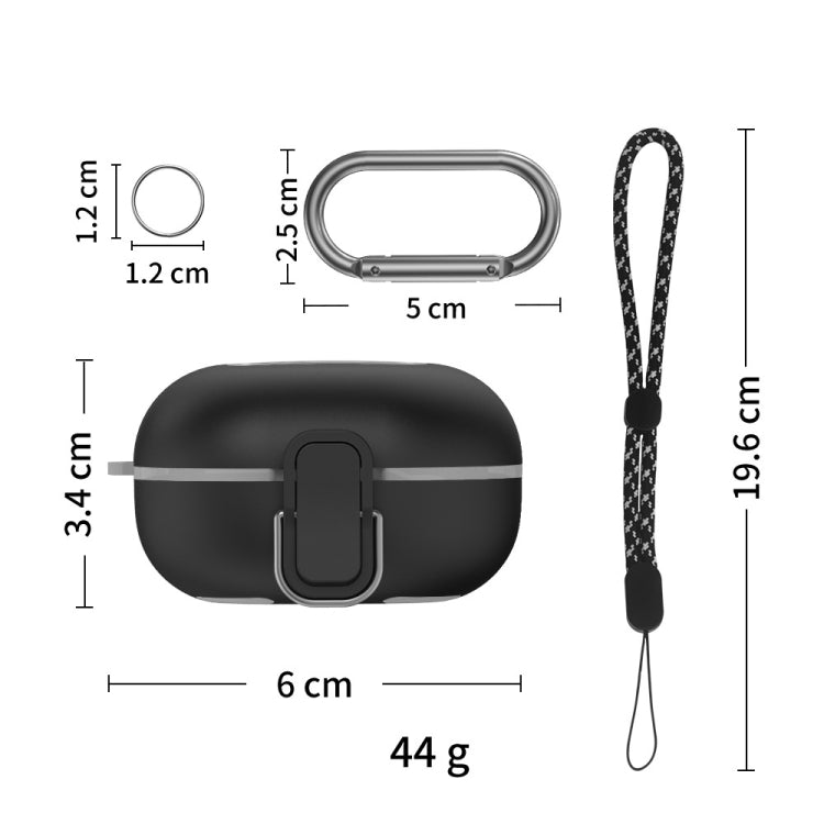D10 For Samsung Galaxy Buds Live/Buds Pro/Buds 2 Shockproof Earphone Protective Cover Conjoined Switch(Blue) - free shipping - PMC TechLife - Order now!
