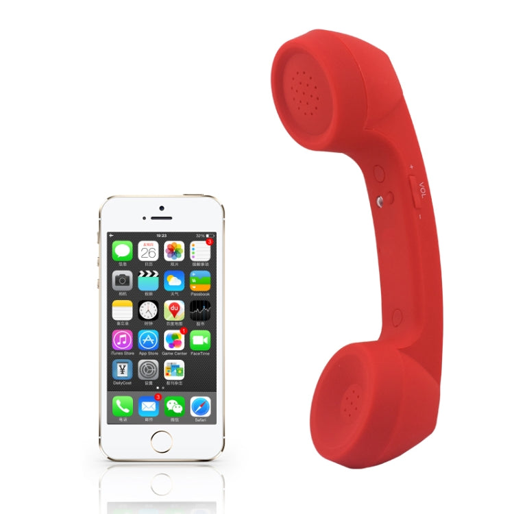 Bluetooth Wireless Connection Retro Microphone External Mobile Phone Handset(Red) - Bluetooth Earphone by PMC TechLife | Online Shopping South Africa | PMC TechLife