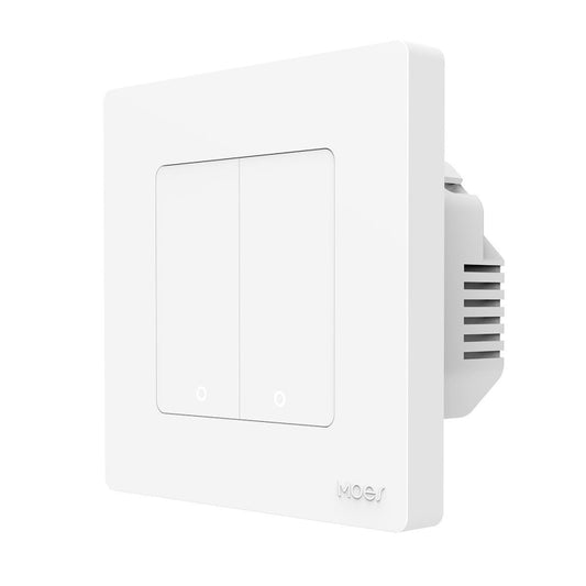 Tuya ZigBee Smart Single-fire Zero-fire Sharing Timing Voice Wall Switch EU Plug, Style: 2 Ways (White) - Smart Switch by PMC Jewellery | Online Shopping South Africa | PMC Jewellery