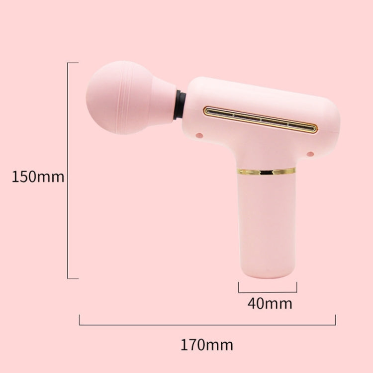 ZD8889 Mini Fascia Device Muscle Relaxation Massage Stick Handheld Vibration Portable Massager Gun(Blue) - free shipping - PMC TechLife - Order now!