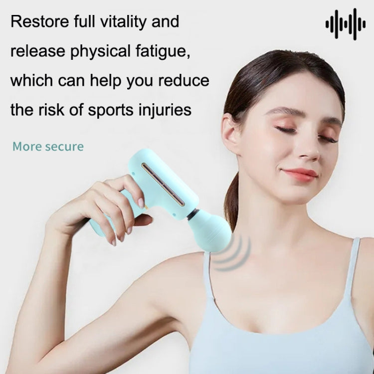 ZD8889 Mini Fascia Device Muscle Relaxation Massage Stick Handheld Vibration Portable Massager Gun(Pink) - free shipping - PMC TechLife - Order now!
