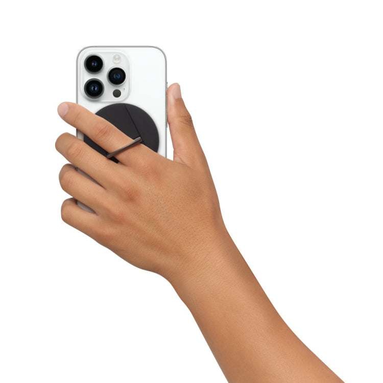Magnetic Finger Ring Holder For MagSafe Phone MacBook Camera Mount Stand(White) - Ring Holder by PMC TechLife | Online Shopping South Africa | PMC TechLife | Buy Now Pay Later Mobicred