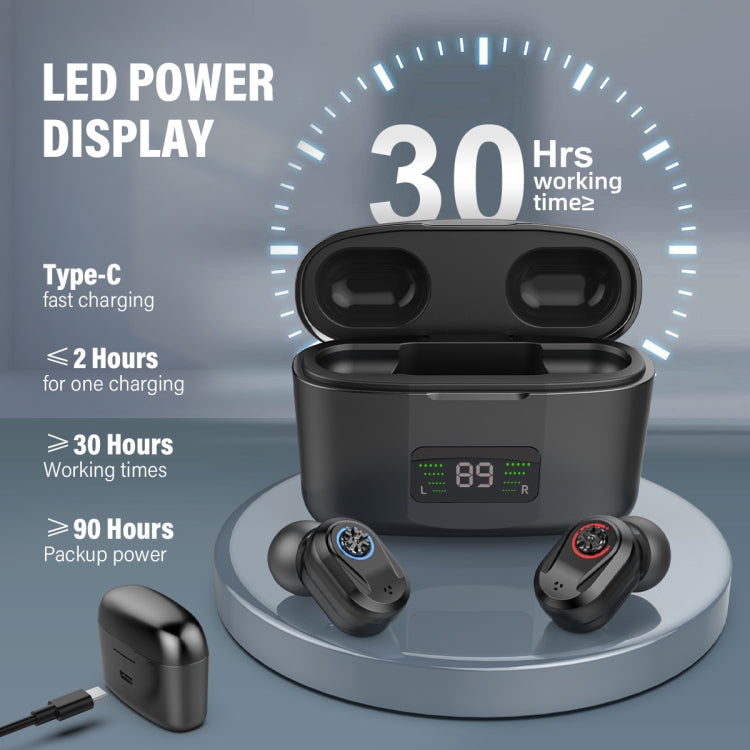 Z-127D In-ear Sound Amplifier Digital Display Hearing Aid Earphone(Red and Blue) - Hearing Aids by PMC TechLife | Online Shopping South Africa | PMC TechLife | Buy Now Pay Later Mobicred