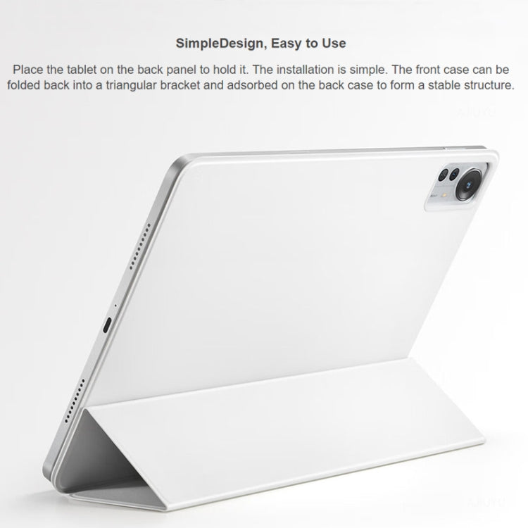 Original Xiaomi Pad 5 Pro 12.4 Magnetic Double Side Protective Case Dormant Leather Case(White) - Mi Pad 5 Pro 12.4 Case by Xiaomi | Online Shopping South Africa | PMC Jewellery