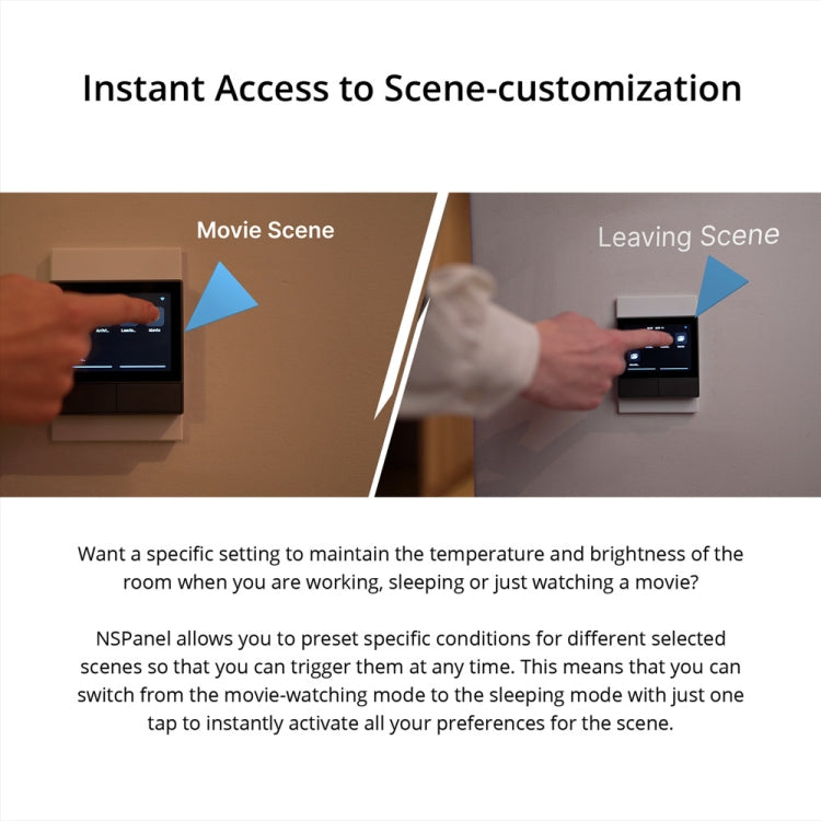 Sonoff NSPanel WiFi Smart Scene Switch Thermostat Temperature All-in-One Control Touch Screen, EU Plug(Black) - free shipping - PMC TechLife - Order now!