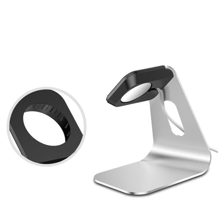 Z65 For Apple Watch Charging Stand Aluminum Alloy Desktop Display Stand(Silver) - Charger / Holder by PMC TechLife | Online Shopping South Africa | PMC TechLife | Buy Now Pay Later Mobicred
