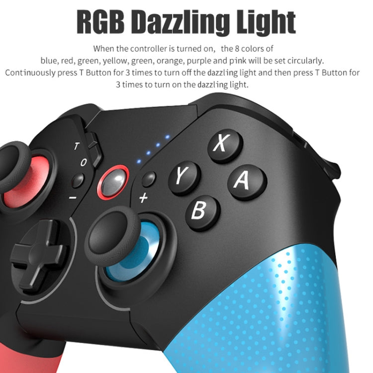 For Nintendo Switch / Switch Lite HS-SW531 Programmable Game Bluetooth Wireless Handle(Black) - Gamepads by PMC Jewellery | Online Shopping South Africa | PMC Jewellery