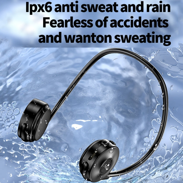 M1S Bone Conduction Stereo Vibrator Speaker Bluetooth Earphones(Black) - Bluetooth Earphone by PMC TechLife | Online Shopping South Africa | PMC TechLife