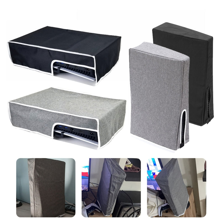 PS5-1 for Snoy PS5 Game Console Waterproof and Dustproof Protective Cover(Vertical Black) - Bags by PMC TechLife | Online Shopping South Africa | PMC TechLife